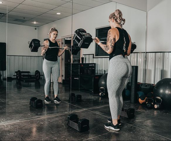 Barre curl powerblock